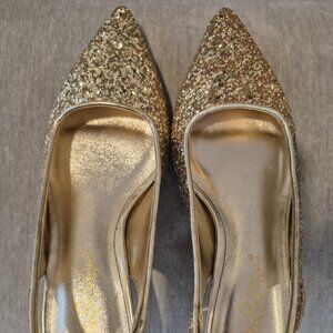 Gold Sequin Shoe - Lily Pulitzer